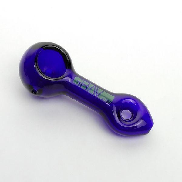 Nouveau Coloured Labs Pipe À Main En Verre Fumer Brûleur À Huile Halterneck Pipes En Verre Cuillère Pipe Mini Dab Rigs Petites Pipes À Main Pour Le Tabac