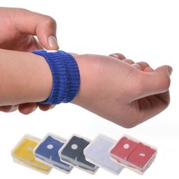 Nouveaux soins colorés anti-nausées bracelets antiparasitaires maladie des voitures réutilisables mouvement mal de mer mal des transports bandes de poignet de voyage en gros