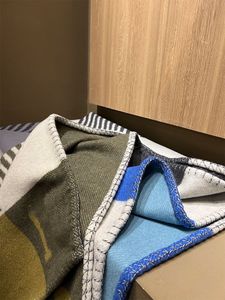 Nieuwe kleuren Hengao wol gele nevy deken dikke thuisbank verkopen op grote maat 145*175cm goede quailty
