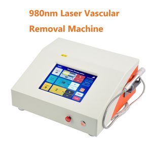 NIEUWE KOMEN 0.2mm 0.5mm 1mm 2mm 3mm 5 Spotgrootte aanraakscherm 980nm Diode Laser Vasculaire Verwijdering Bloedvat Spider Vein Verwijdering Machine