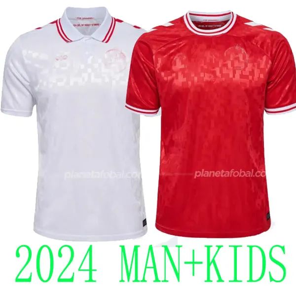 Nueva llegada barata 2024 Dinamarca camisetas de fútbol ERIKSEN HOME RED AWAY BLANCO 24 25 HOJBJERG CHRISTENSEN SKOV OLSEN BRAITHWAITE DOLBERG camisetas de fútbol camiseta