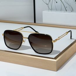 Nouveau pont double pont lentilles brunes lunettes de soleil designer de luxe femme surdimensionné plage lunettes de soleil unisexe lunettes de mode lunettes de conduite tendance navire avec boîte