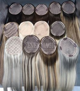 Nouveau état à venir Pièces de cheveux humains Mono Base Toppers TUPEE pour l'alopécie Perte de cheveux Alopecia Aminavage Femmes