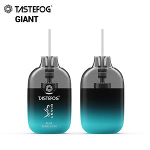 Nouveau venu Tastefog Giant 12000 Puffs Réservoir d'huile transparent 12K Vape jetable E-Cigarette avec contrôle du flux d'air RGB Flshlight 12 saveurs en stock