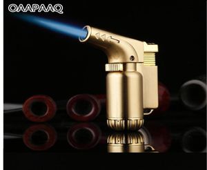 Nieuwe compacte Butane Jet Lighter Torch Turbo lichter Vaste brand draagbaar spuitpistool lichter winddicht metaal 1300 C geen GAS8433980