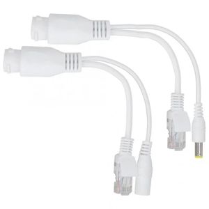 Nieuwe computerconnectoren DC Jack 12V stroom over Ethernet Passive Poe Adapter Cable Splitter Injector Waterdichte Computer Cable For 12V Power