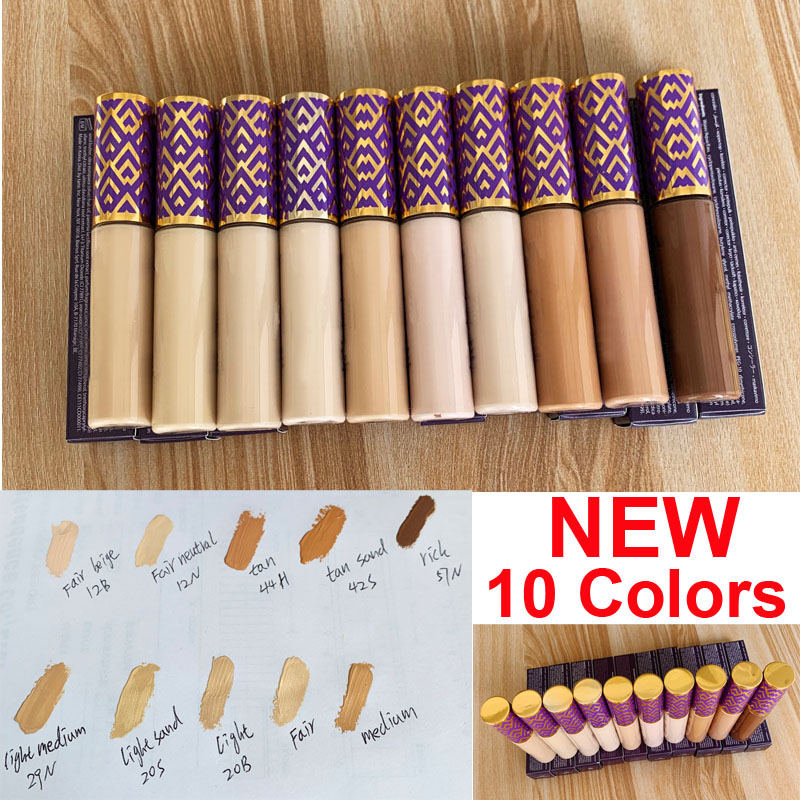 Nieuwe Contour Concealer Correcteur Contours Foundation Gezicht Make-up 10ml vloeibare concealers 10 kleuren Fair Light Medium Light Sand Hoge kwaliteit