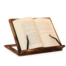 Nuevo documento de libros de cocina Bookends Bookends Sproket Out Book Stand Retro Ajustable Lectura Soporte de descanso