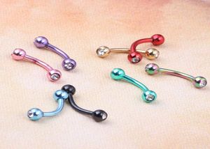 Nouveau frais 100pcs lots entiers Labret Corpie de carrosserie Pierce Navel Nombril Barbrow Bar anneaux Longue ACCESSOIRES DE LIP LIP1516707