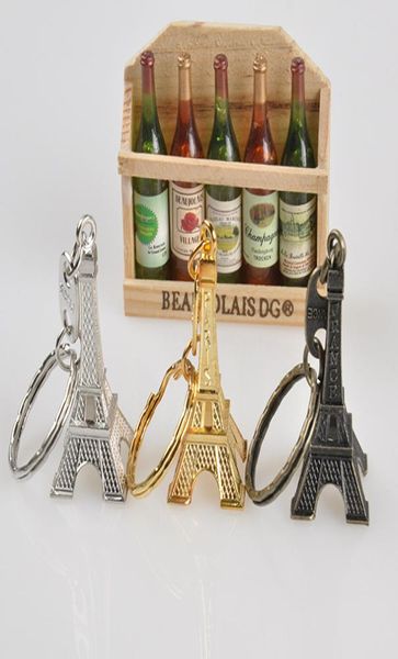 Nuevo Cool Retro Francia París Torre Eiffel modelo lindo Mini bolso de coche llavero llavero para Unisex Lover4510914