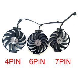 Nouveau refroidissement 7pin 95 mm T129215SU CF1010U12S DC12V Fan de carte graphique pour ASUS ROG STRIX RTX 3060 3070 3080 TI 3090 GAMING RX 6700