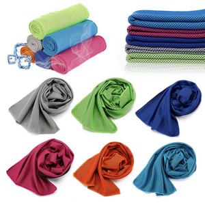 Nieuwe koeling ijs handdoeken Microfiber yoga koele dunne dunne handdoek sport zomer koeling sjaal gym dragen ijsvormige zweetband top sportdoek