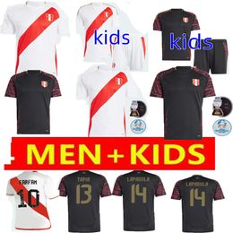 Nouveau Copa Americ 2024 2025 Maillots de football homme Pérou 24 25 Home Away Seleccion Peruana Cuevas PINEAU CARTAGENA Maillot de football