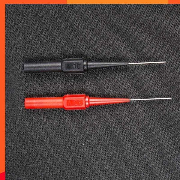 Nouveau multimètre en cuivre résistance à l'insertion mètre stylo test de fil sans rupture équipement de réparation de ligne de perforation 30v aiguille de test de fil 8cm