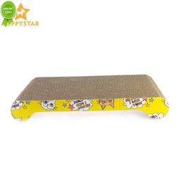 Nouveau Papier Ondulé Cataire Cat Scratcher Chatons Scratch Pad Scratching Mat Scratcher Pour Chats Pet Jouet Jeux Accessoires Pour Animaux LY0007