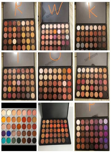 Nouveaux cosmétiques Palette de fard à paupières 9 styles maquillage imperméable ombre à paupières naturel longue durée en Stock DHL 6584113