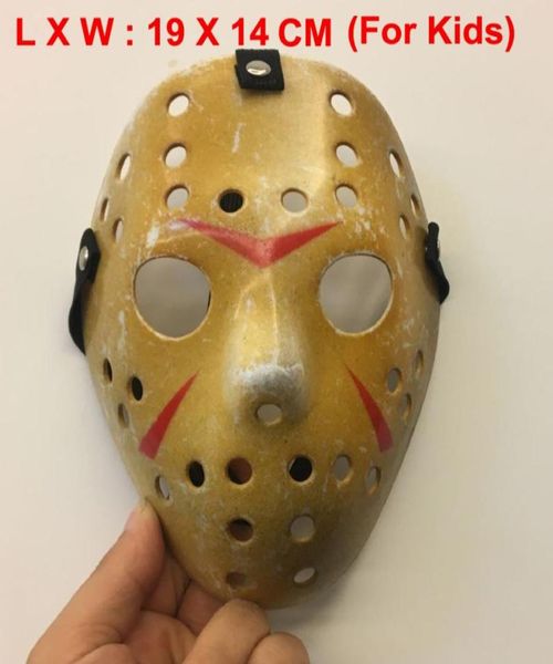 Nouveau masque de cosplay Rendre Old Triten Vendredi 13 Jason Voorhees Freddy Hockey pour Kids Size8217071