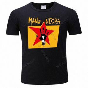 Nouveau cott manches courtes Mano Negra Manu Chao Rock Band T-shirt noir pour hommes de haute qualité Top Tee T-shirt homme vintage tee-shirt 74Vv #