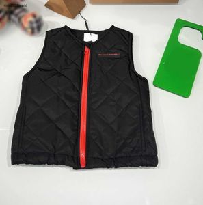 Nouveau coton bébé gilet arrière Design Child Coat Taille 100-160 Kids Designer Clothes Sans manches Girl Boy Jacket Dec05