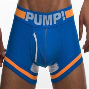 Nouveau coton POMPE sous-vêtements pour hommes nouveaux produits Respirant maille tissu sexy boxer pour hommes 3 pièces lot233H