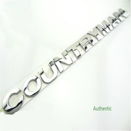 NUEVO Countryman Emblem Car Badge Metal Chrome Sticker para MINI Country 2 5cm Sliver 1 set 232P