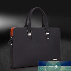 New Cow Genuine Leather Business Men's Briefcase Male Shoulder Computer Bag Tote