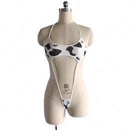 New Cow Sexy Cosplay Costume Maid Swimsuit Anime Bikini Set Girls Swimwear Clothing Lolita Bra and Panty Set Stockings 55JM #
