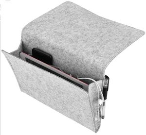 Nieuwe Creative Bedside Felt Store Bag Student Slaapzaal Bed opbergtas Vilt Home Huis Storage Organizer Slaapkamer Opslag Opknoping