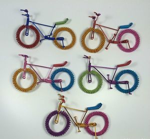Nieuwe creatieve fiets model speelgoed, klassiek handgemaakt werk van kunst, gepersonaliseerde cadeautjes, voor kind 'verjaardagsfeestje, verzamelen, decoratie
