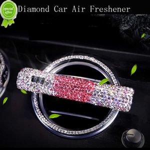 Nieuwe Creatieve Bling Crystal Diamond Auto Luchtverfrisser Luchtuitlaat Parfum Vent Clip Auto Effen Parfum Diffuser Decoratie voor Vrouwen