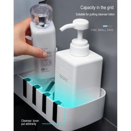 Nieuwe creatieve hoekdouche plank badkamer shampoo doucheplan houder keuken opbergrek organizer muur gemonteerd type