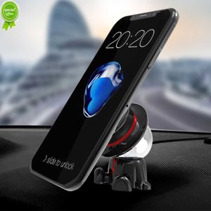 Nouveau support de téléphone portable magnétique créatif support de téléphone magnétique de voiture support de voiture de tableau de bord de rotation à 360 degrés pour Smartphones Iphone Samsung