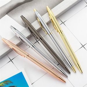 Nuevos bolígrafos creativos de Metal, bolígrafo de firma publicitaria, material de escritura escolar para oficina y boda para estudiantes y profesores