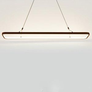 Nuevas luces LED modernas y creativas Cocina acrílica + suspensión de metal lámpara de techo colgante para comedor lamparas colgantes