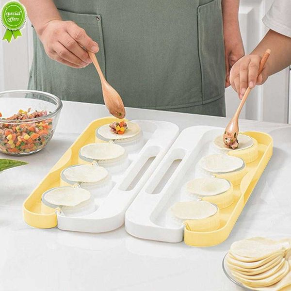 Nouveau moule à boulettes en forme de croissant Wonton Dumpling Maker outils de cuisine utiles moule à boulettes outils de cuisine ensembles gadget de cuisine utile