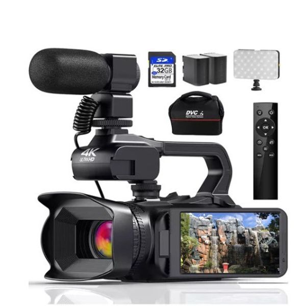 Nouvelle caméra de vente en gros anglaise transfrontalière 64 millions d'appareil photo numérique haute définition 4K enregistrement vidéo de conférence machine tout-en-un