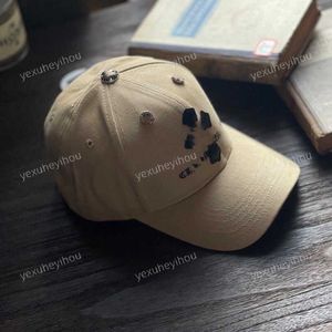 Nieuwe Cross Flower Designer Caps Chromees Harten Lente/herfst Baseball Hoed voor Vrouwen Mannen Casual Veelzijdige Eend Tong Hoge kwaliteit Merk Ch Cap A1qdg5