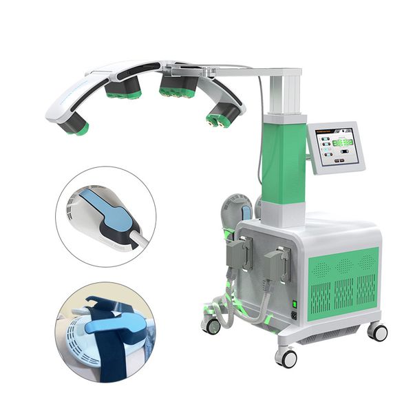 NUEVO Cryolipolysis Fat Freeze EMS Muscle Building 10D Luz Láser Eliminación de celulitis Reducir Grasa Verde Rojo Lipolaser Forma de cuerpo Máquina de belleza 635nm 532nm