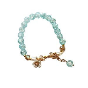 Nouveau Bracelet en cristal pour femmes petite marguerite perlée Bracelet de personnalité simple et élégant bricolage ornement étudiant bijoux en gros