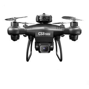 Mini Drone CS8 4K double caméra HD professionnel, évitement d'obstacles, grand Angle 360 RC réglable ESC RC Quadcopter, jouet