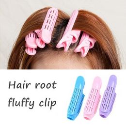 Nouveaux clips de curler pinces Racines permanennes Rouleaux de style root racine moelleux Bangs de coiffure épingles de coiffure