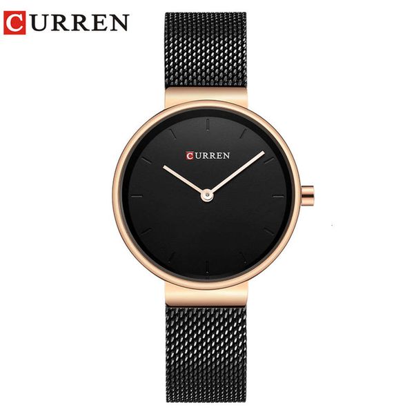 Nuevo Reloj Casual Curren9016 Karien con banda de acero y calendario de cuarzo, reloj