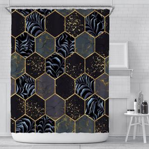 Nueva cortina creativa impresión digital cortina impermeable poliéster baño cortina sombrilla cortinas de ducha personalización al por mayor