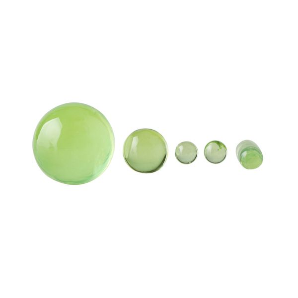 Verre Terp Slurper Marble Pill Set, Green Gem Pearls Pills Marbles avec une grande rétention de chaleur pour l'outil DAB ACCESSOIRES DE SAME