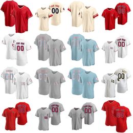 27 Mike Trout Custom 17 Shohei Ohtani Jerseys de béisbol Anthony Rendon Luis García Randon Drury Matt Thaiss Mickey Moniak Nick Anderson Seth Lugo Jordan Lyles