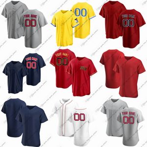 Nouveau coutume 35 Adley Rutschman Baseball Jerseys 34 David Ortiz Alex Verdugo Masataka Yoshida Carl Yastrzemski Chris Sale Enrique Hernandez Rafael Devers