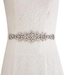 Nouvelles ceintures de mariage sur mesure ceinture en satin avec strass perles accessoires de mariage ceinture de ruban de mariée pour robes de bal de mariage CPA11697120