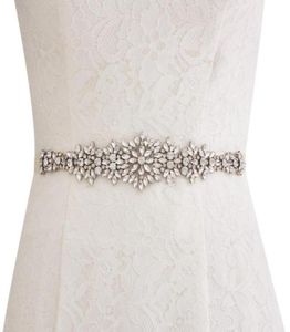 Nouvelles ceintures de mariage sur mesure ceinture en satin avec strass perles accessoires de mariage ceinture de ruban de mariée pour robes de bal de mariage CPA11697120