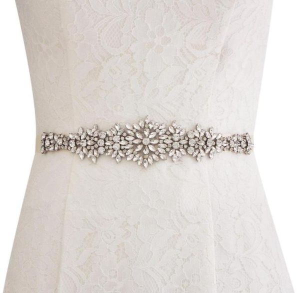 Nouvelles ceintures de mariage sur mesure ceinture en satin avec strass perles accessoires de mariage ceinture de ruban de mariée pour robes de bal de mariage CPA19316739