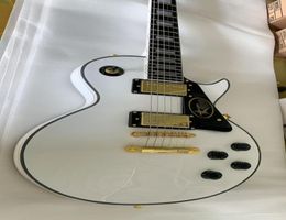 Nieuwe Custom Shop 1958 Alpine White Ebony Toets Frets Bindende Elektrische Gitaar Gouden Hardware China Gemaakt Elektrische Gitaren 9534121